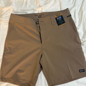 Pelagic Mako Men's Brown Flat Front Shorts